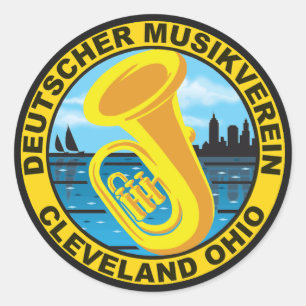 DMV 3" Round Sticker - 6 count