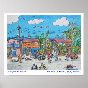 Dmytri's La Fonda Hotel and Restaurant Poster