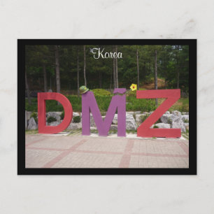 dmz korean postcard