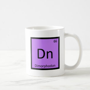 Dn - Dimorphodon Dinosaur Chemistry Symbol Coffee Mug