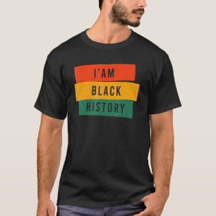 DNA African American Pride Empowerment I Am Black  T-Shirt