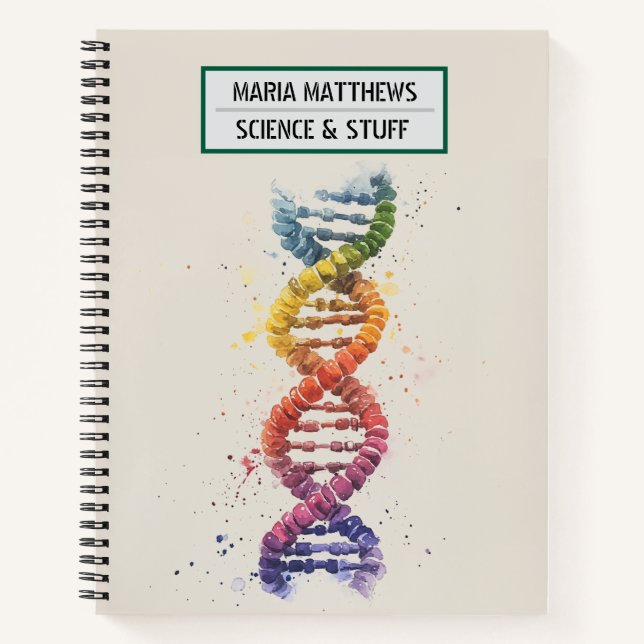 DNA And Science Notebook (Front)