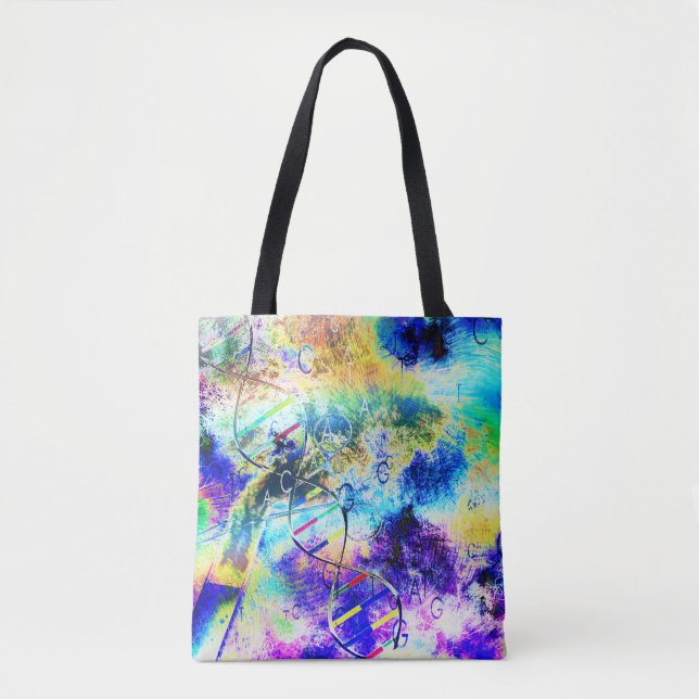 DNA art code Tote Bag (Front)
