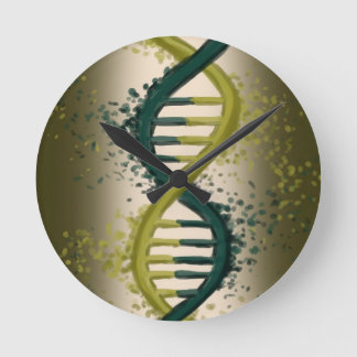 DNA Art wall clock