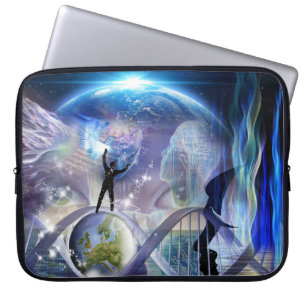DNA Awakening design Laptop Sleeve