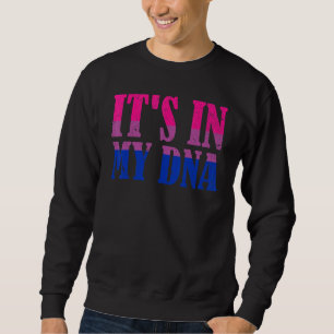 Dna Bi Pride Lgbt Queer Bisexuality Flag Proud Bis Sweatshirt
