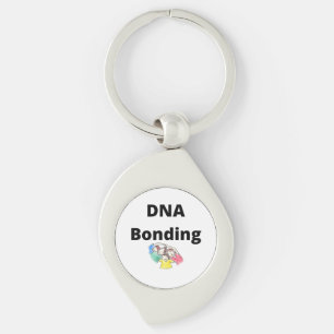 DNA Bonding Metal Keychain