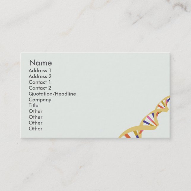 DNA - Business Card (Front)
