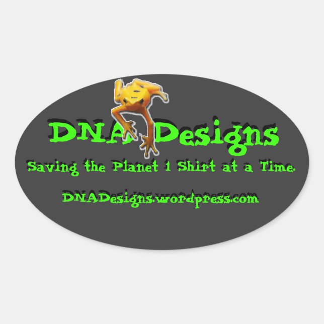 DNA Designs bumper sticker (Front)