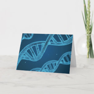 DNA Double Helix Card