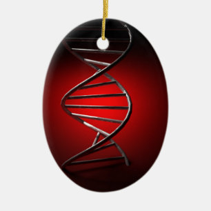 DNA Double Helix Ceramic Tree Decoration