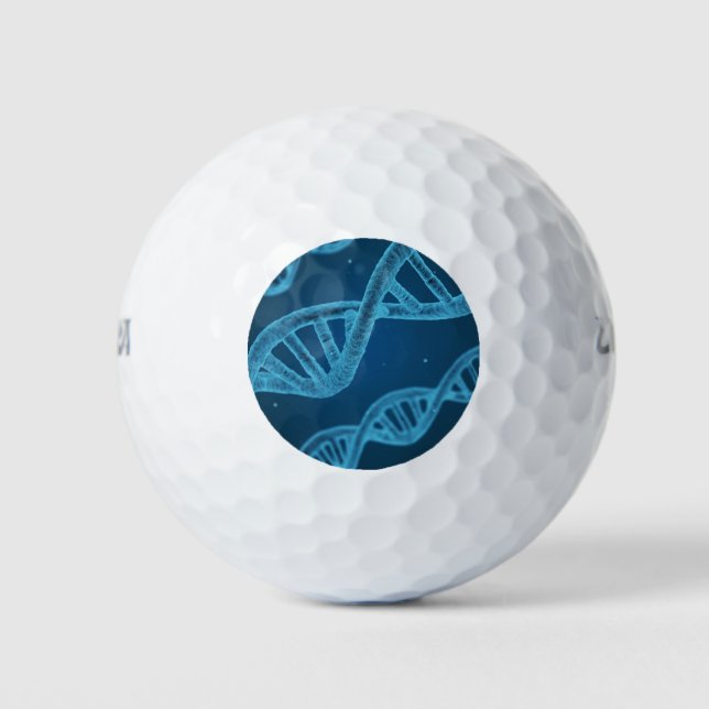 DNA Double Helix Golf Balls (Front)