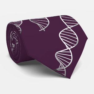 DNA Double Helix Graphic Your Choice of Colour Tie