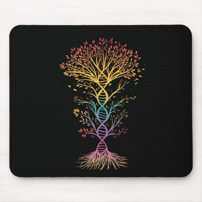 Dna Earth Day Biology Teacher Shirt Men Women Kids Mouse Pad (Front)