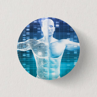 DNA Encoding and Genetic Code as a Science 3 Cm Round Badge