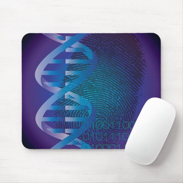 DNA Fingerprint Medical Science Mouse Pad (With Mouse)