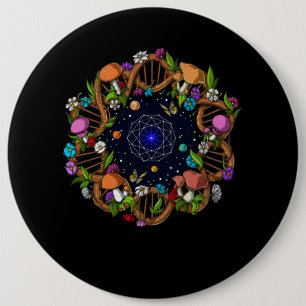 DNA Forest 6 Cm Round Badge