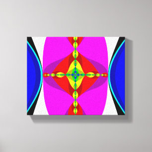 DNA - Fractal Art Canvas Print