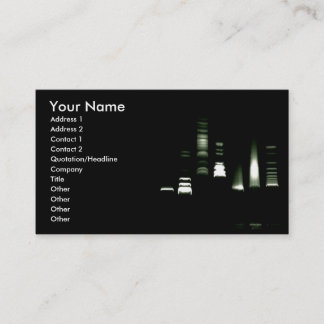 DNA Gel Electrophoresis Business Card (inverted)