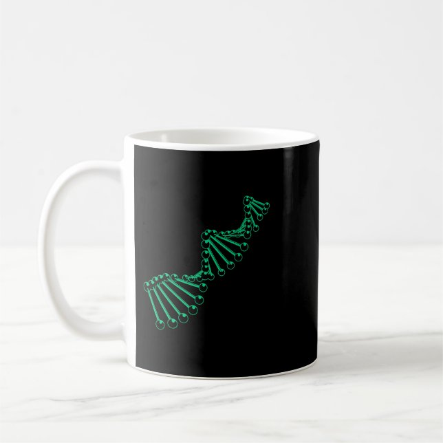 DNA Genetic Code Biologist Gift Science Biology Coffee Mug (Left)
