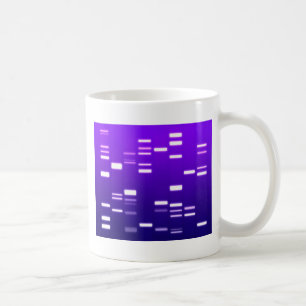 DNA Genetic Code Purple Coffee Mug