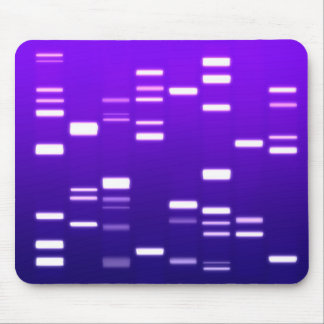 DNA Genetic Code Purple Mouse Pad