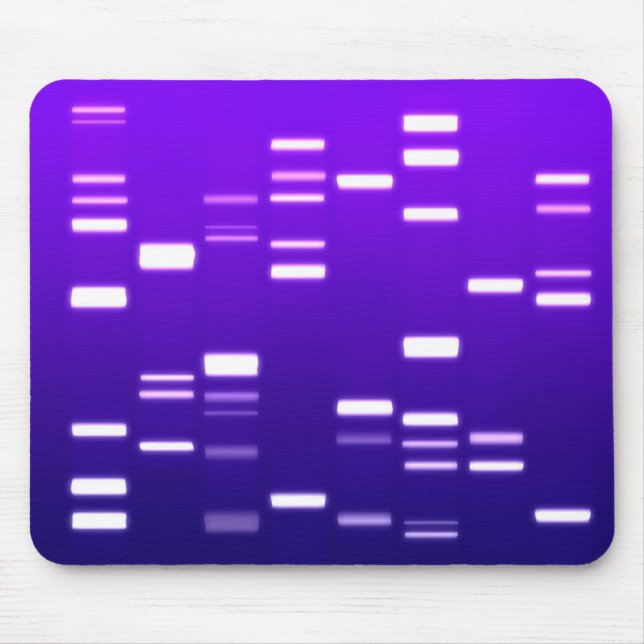 DNA Genetic Code Purple Mouse Pad (Front)