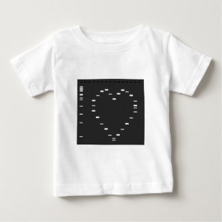 DNA heart on agarose gel Baby T-Shirt