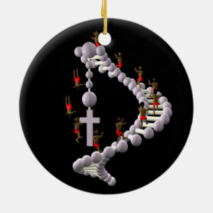 DNA: Life Cycle Ceramic Ornament