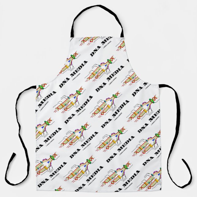 DNA Media Molecular Biology Humour Apron (Front)