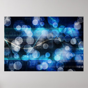 DNA Medical Science and Biotech Chemistry Genes Poster