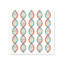 ​​DNA Mid Century Modern STEM Biology Stripe white