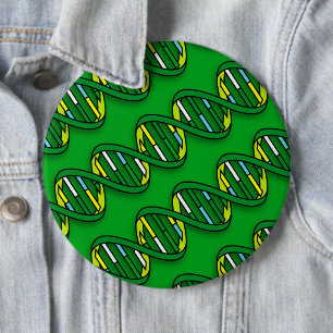 DNA pattern 6 Cm Round Badge