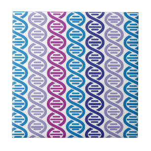 DNA Pattern Ceramic Tile