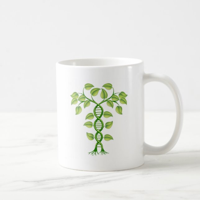 DNA plant concept Coffee Mug (Right)