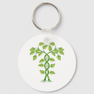 DNA plant concept Key Ring