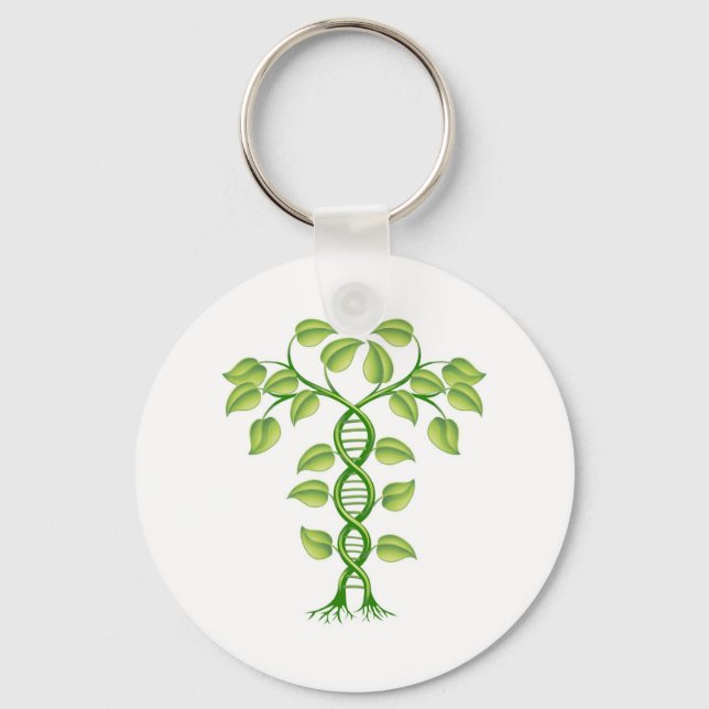 DNA plant concept Key Ring (Front)
