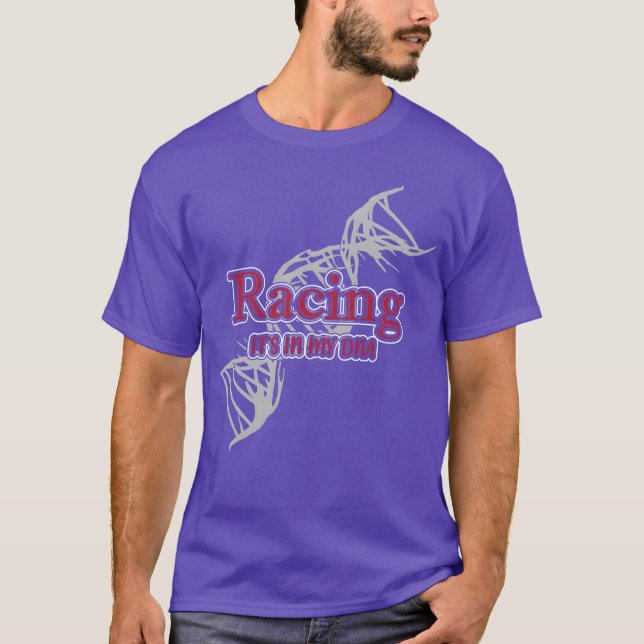 Dna Racing Race Car Funny Dirtrack Racing retro T-Shirt (Front)