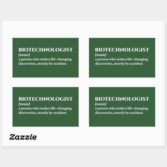 DNA Specialist Funny Definition Rectangular Sticker (Sheet)