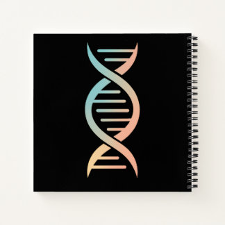  "DNA Spiral Simplicity" Notebook