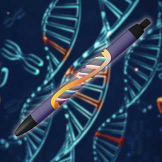DNA Spotlight Science Black Ink Pen