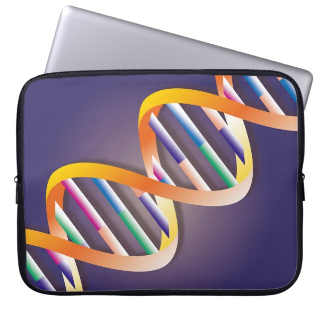 DNA Spotlight Science Laptop Sleeve (Front)