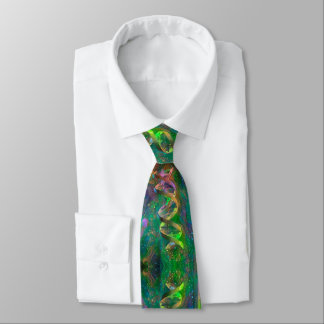 DNA Strand Artwork Tie