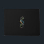 DNA Strand Doormat<br><div class="desc">You love physics and math. Science and research are your passion. Here is the perfect gift for everyone who loves biology,  science,  and medical research.</div>
