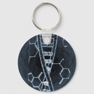 DNA strand Key Ring