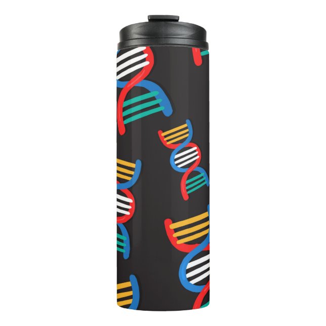 dna strands pattern thermal tumbler (Front)