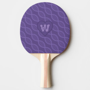 DNA Stripes Ping Pong Paddle