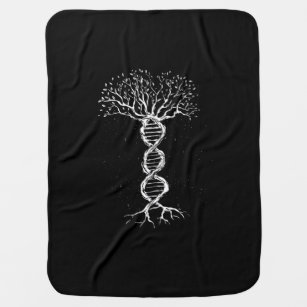 DNA Tree Baby Blanket