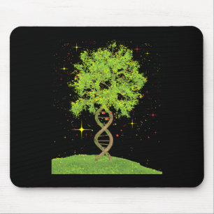 Dna Tree - Biologist Biology Student Science Earth Mouse Pad