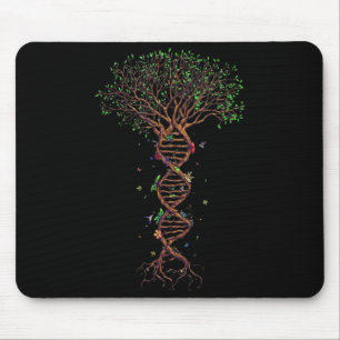 DNA Tree Genetic Funny Earth Day Plant A Tree Life Mouse Pad